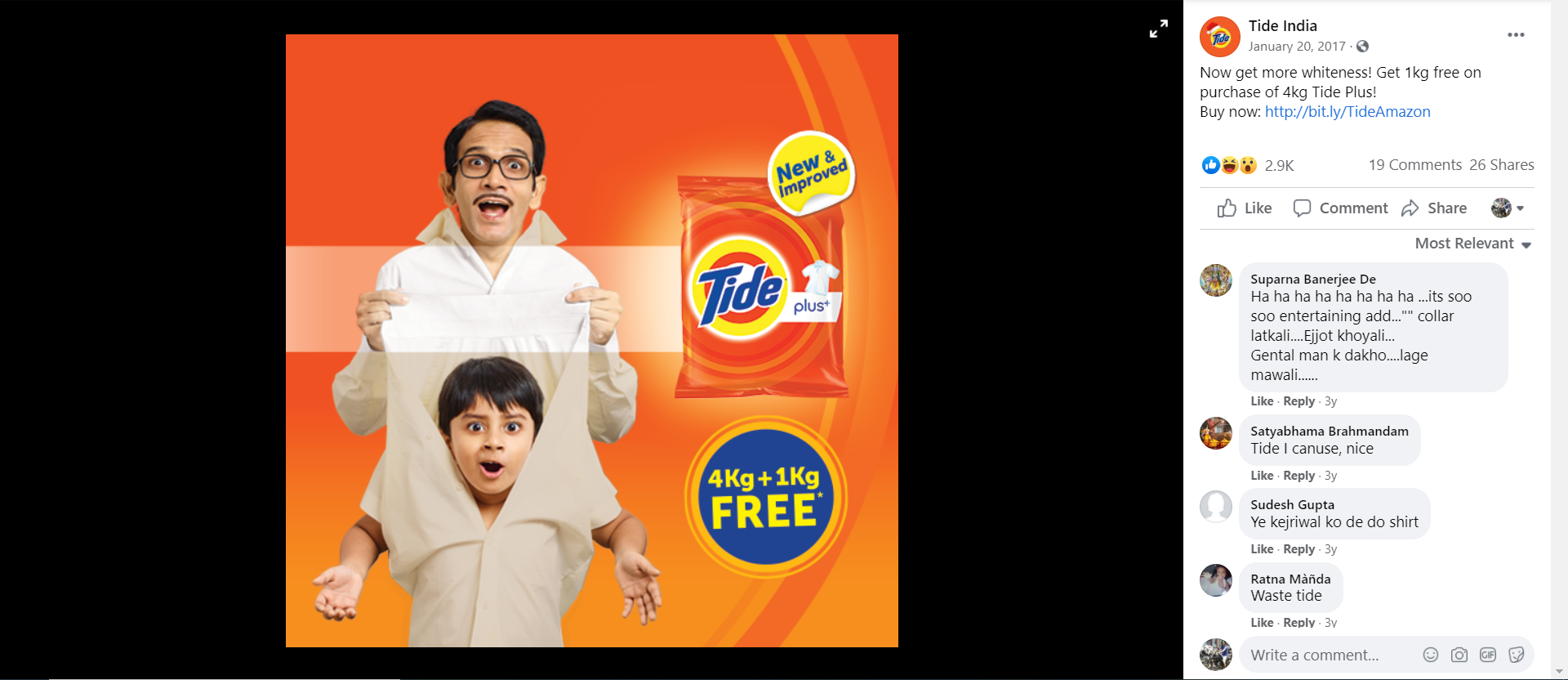 Tide Facebook